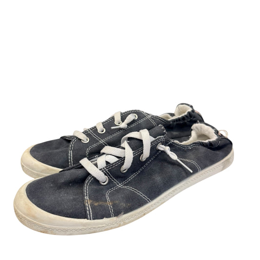 TIME & TRU BLACK SCRUNCHY BACK SNEAKERS 233 Sz 9