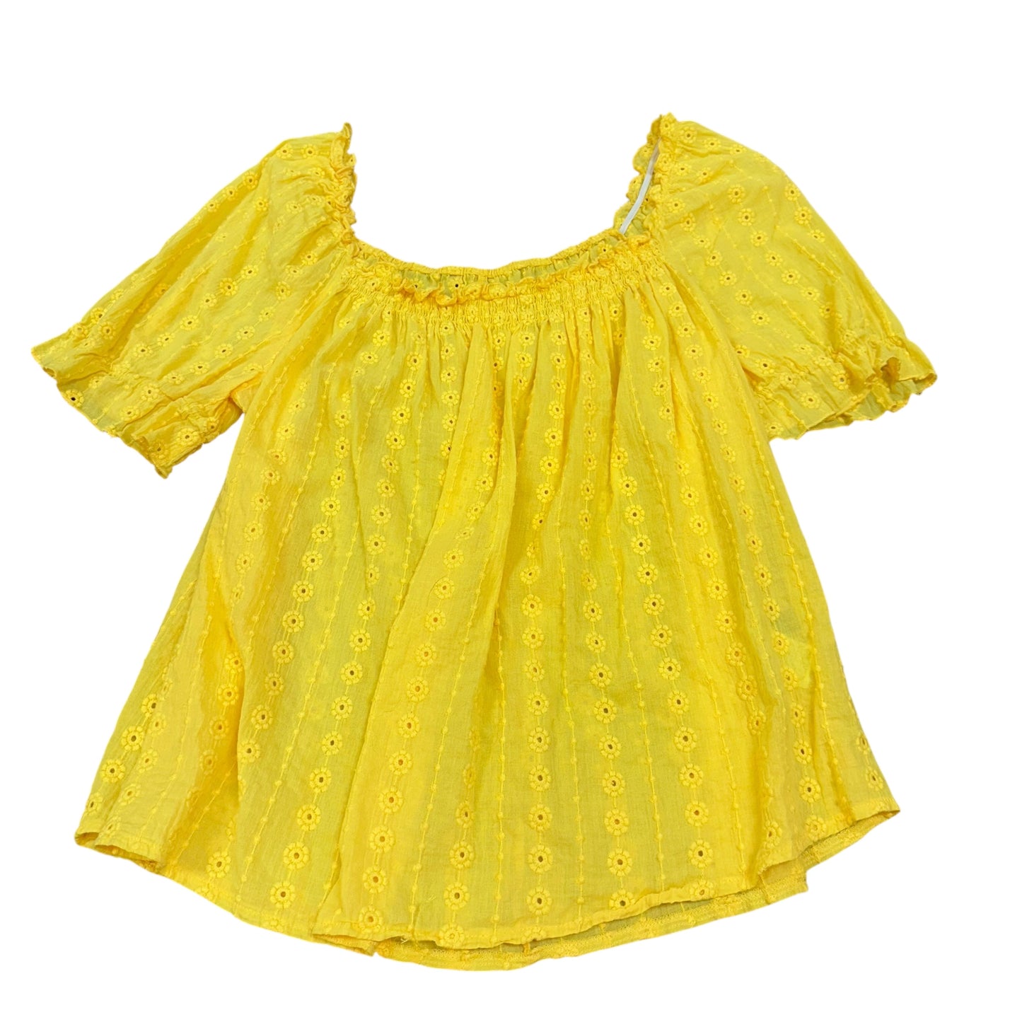 SHEIN CURVE YELLOW BLOUSE 100 4XL