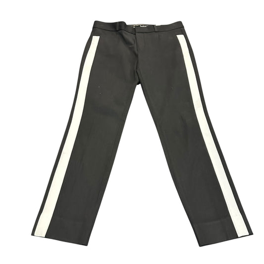 BANANA REPUBLIC BLACK WHITE TUXEDO TROUSERS 38 SZ 6