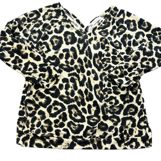AMARYLLIS ANIMAL PRINT KNOT BACK SWEATER 124 LARGE