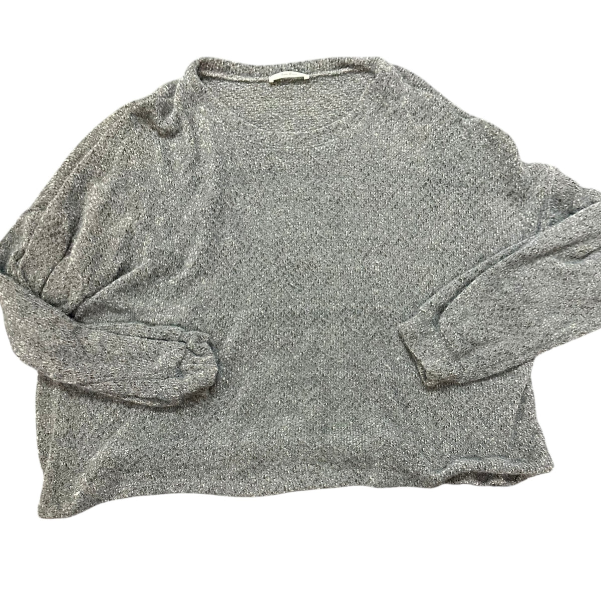 TRES BIEN GREY SOFT SWEATER DROP SHOULDER 100 MEDIUM BOXY FIT