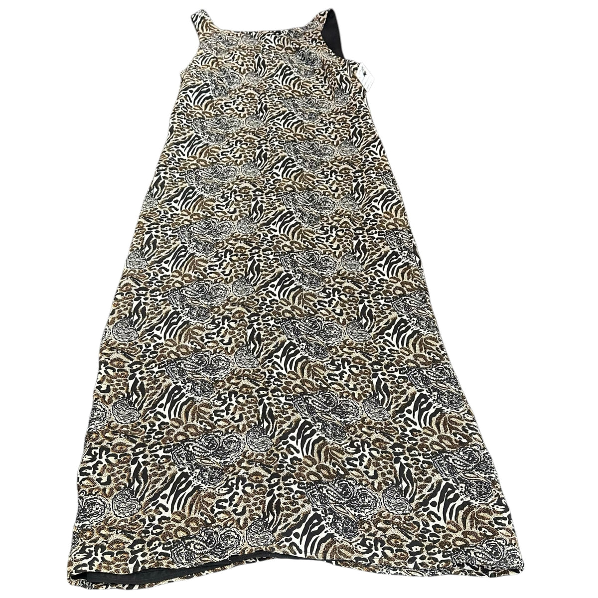 VINTAGE ANIMAL PRINT SLIP DRESS Y2K 289 SMALL ????