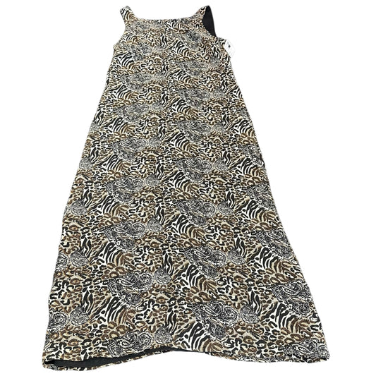 VINTAGE ANIMAL PRINT SLIP DRESS Y2K 289 SMALL ????