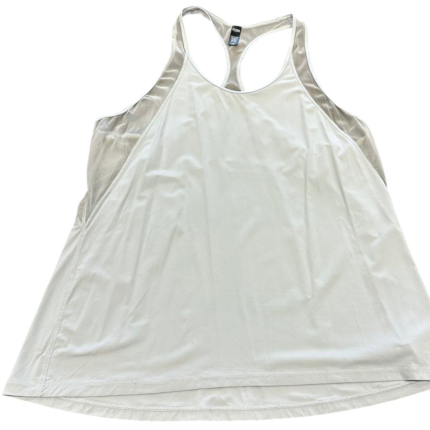 VICTORIA SPORT GRAY ATHLETIC TANK TOP LARGE