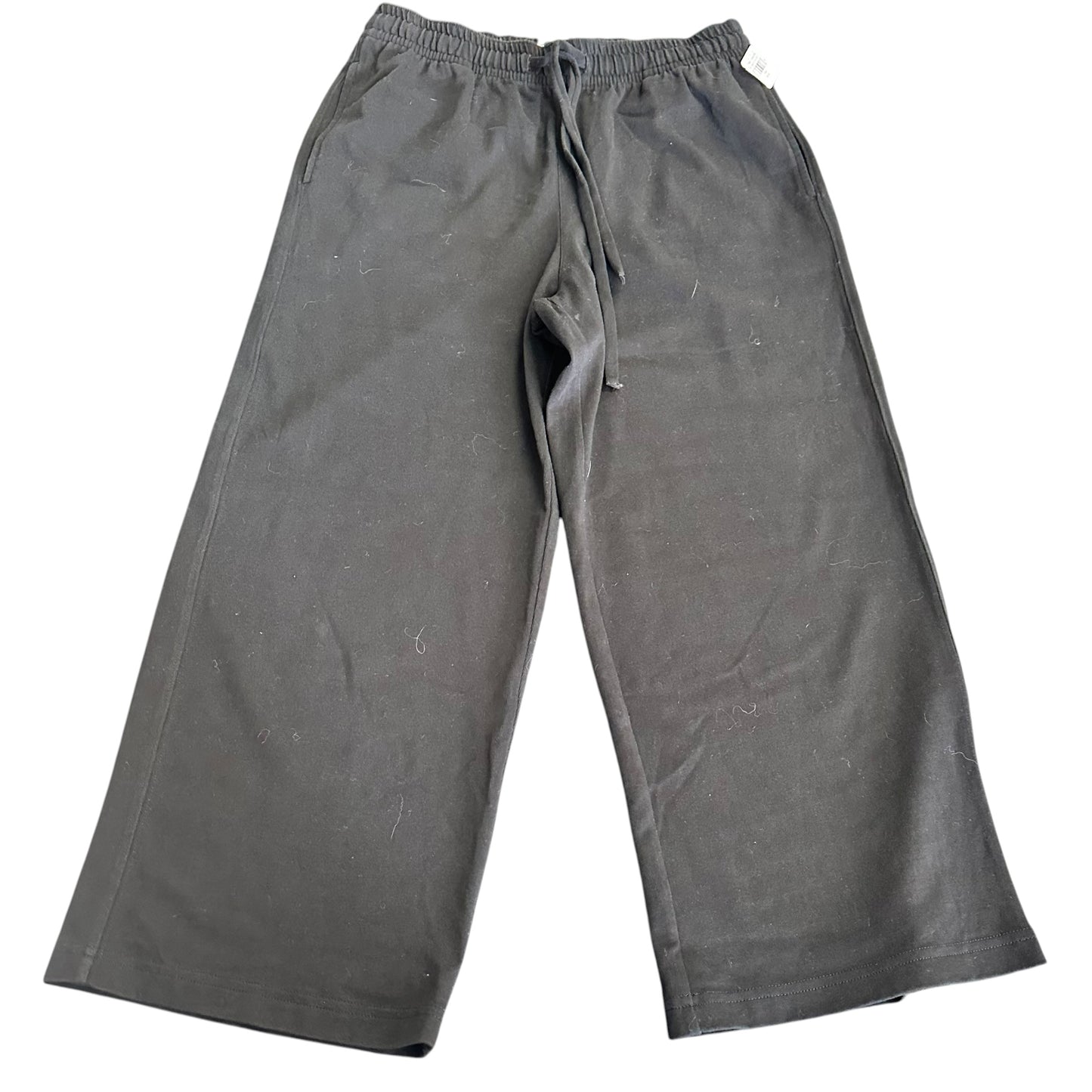 VINCE CROPPED WIDE LEG SWEATPANTS 38 SMALL