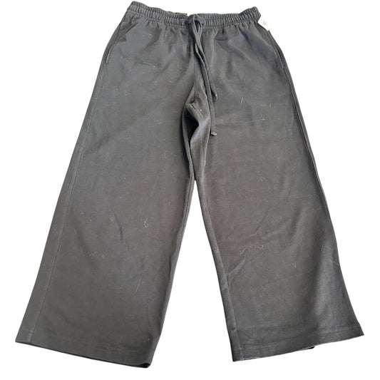 VINCE CROPPED WIDE LEG SWEATPANTS 38 SMALL