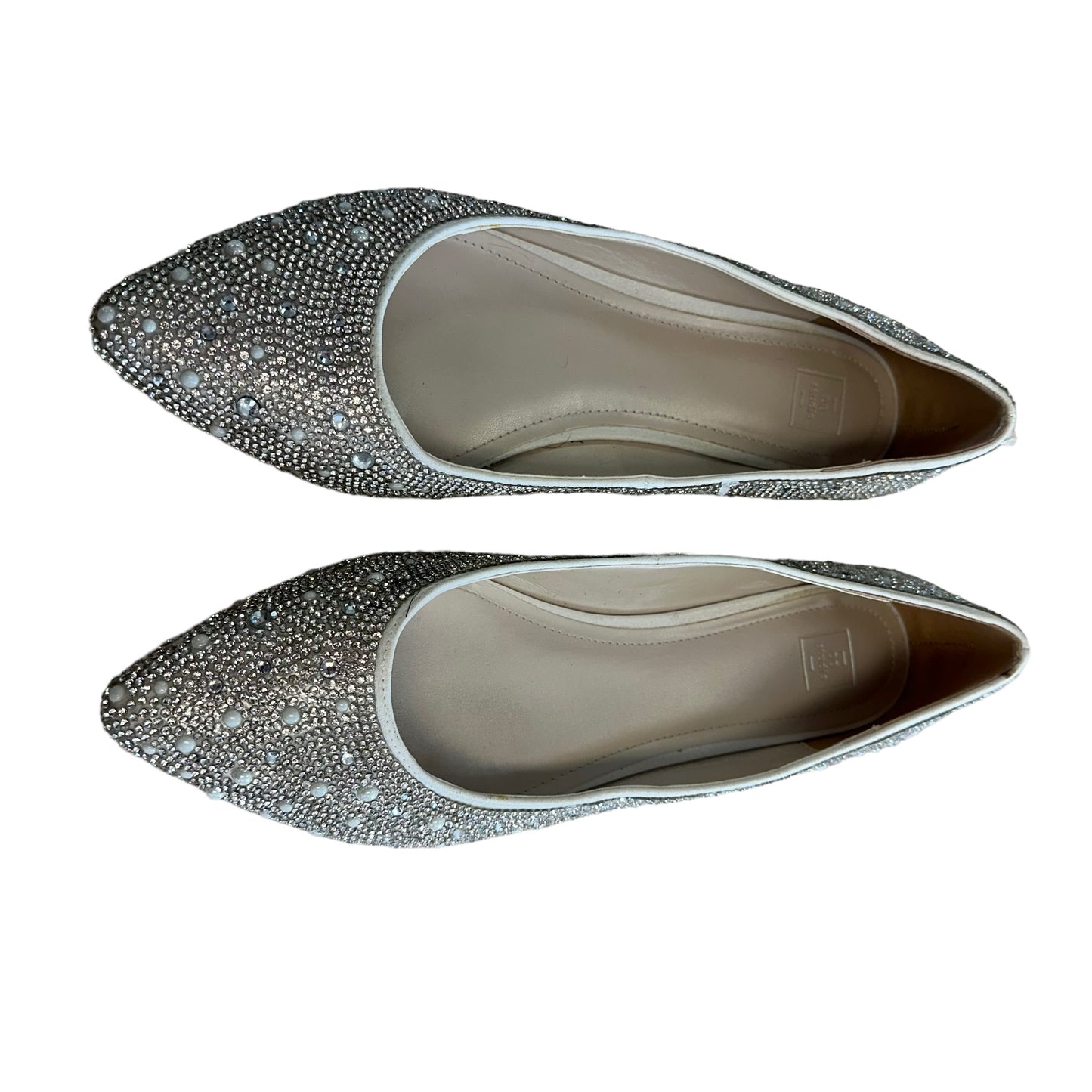 RHINESTONE FLATS - SZ 10 - 123