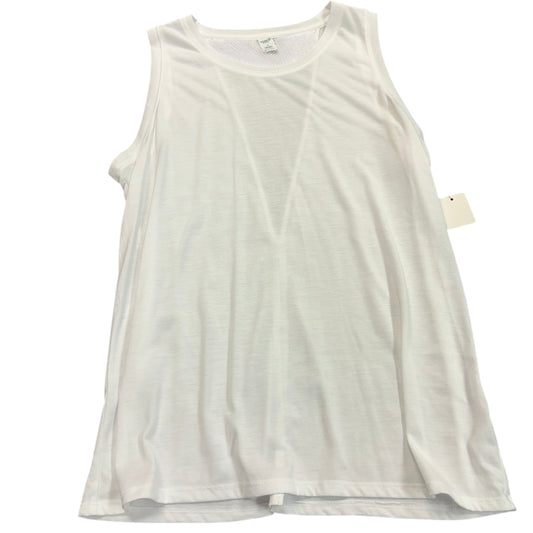 OLD NAVY ACTIVE WHITE TANK TOP 27 MEDIUM