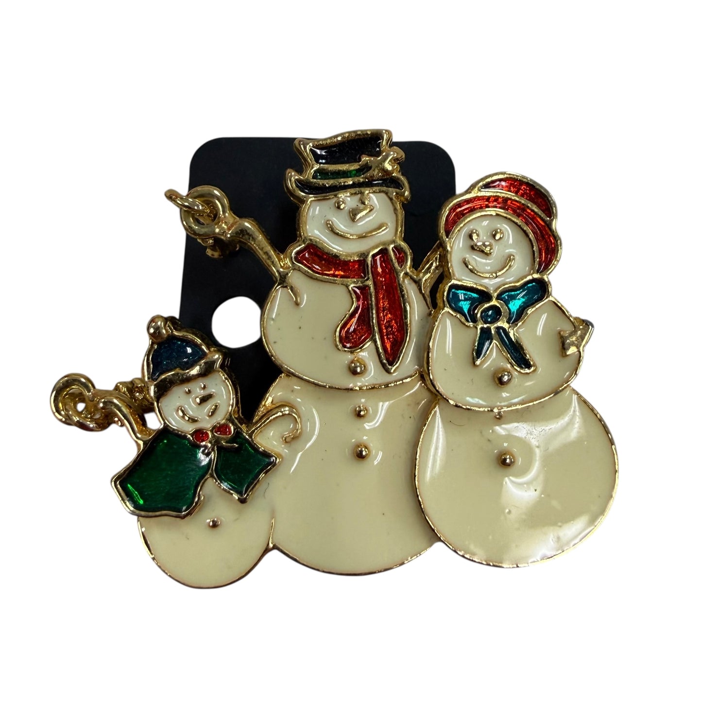 SNOWMAN VINTAGE PIN BROOCH LAPEL PIN 39