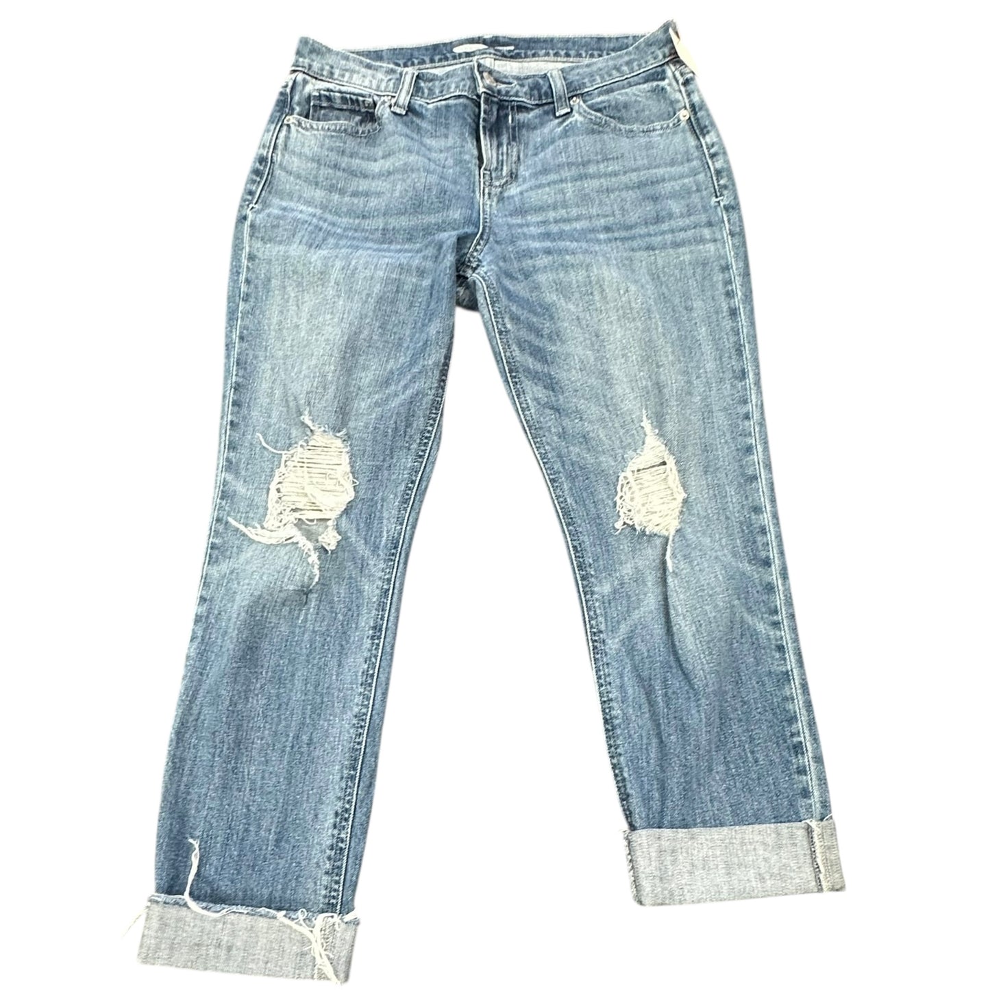OLD NAVY BOYFRIEND BLUE DENIM JEANS 100 SZ 2