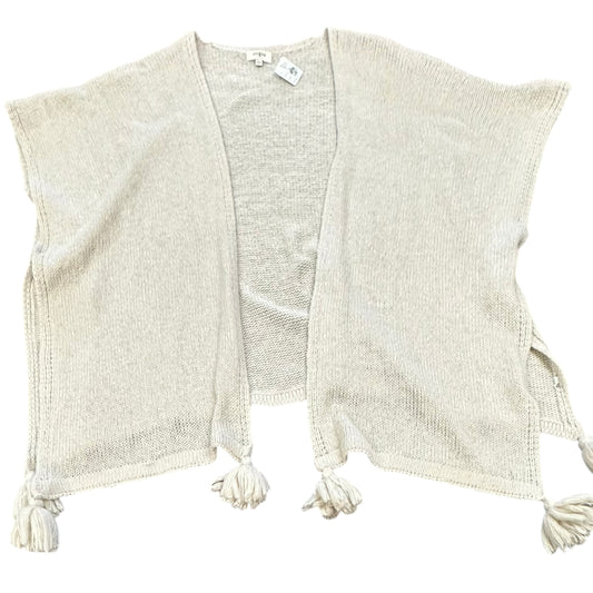 UMGEE BEIGE KNIT KIMONO TASSELS 241 M/L