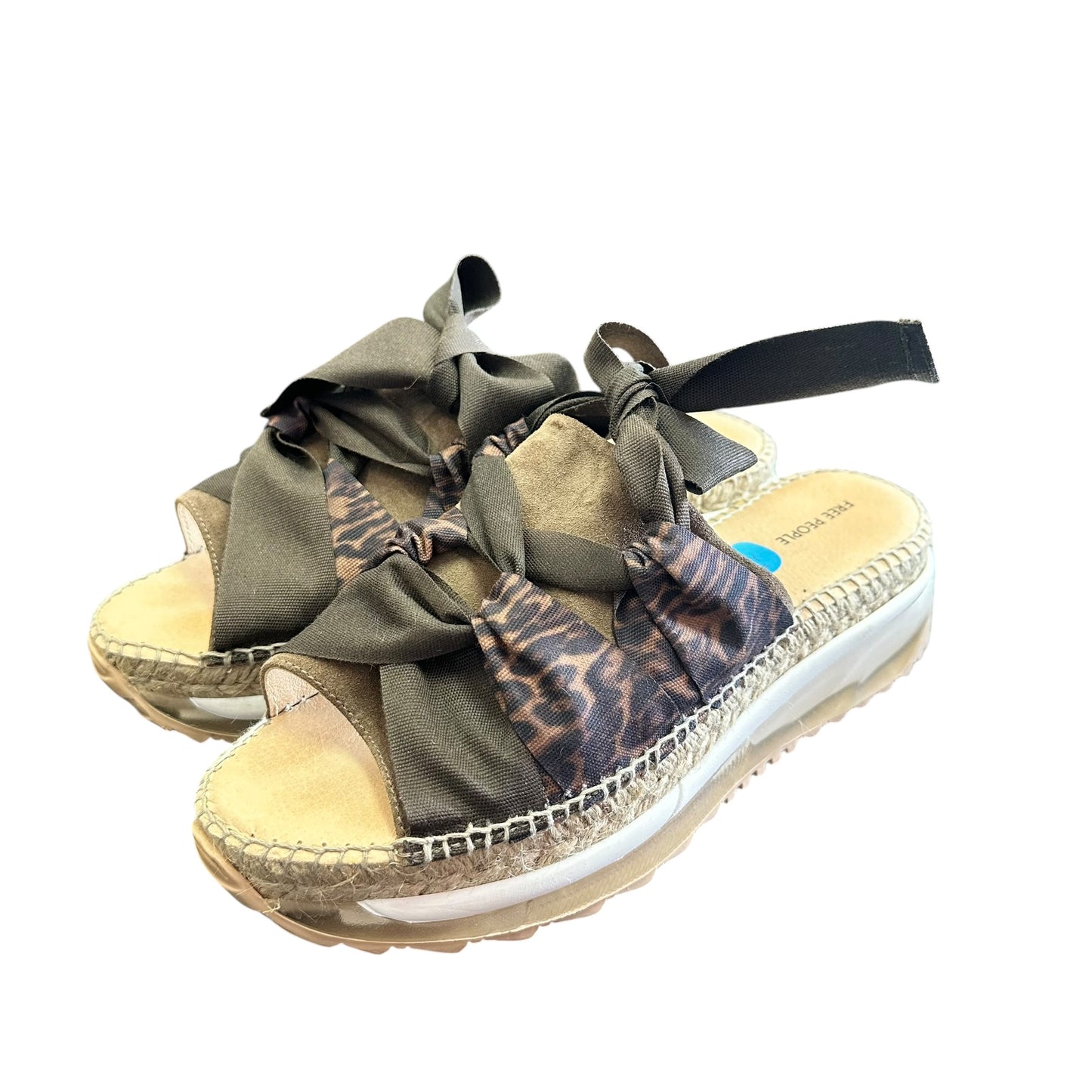 FREE PEOPLE CHAMPION SPORT SANDALS ESPADRILLE PLATFORM SZ 10