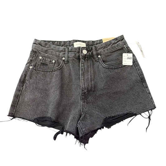 PACSUN HIGH RISE FESTIVAL BLACK DENIM SHORTS NWT 263 SZ 26