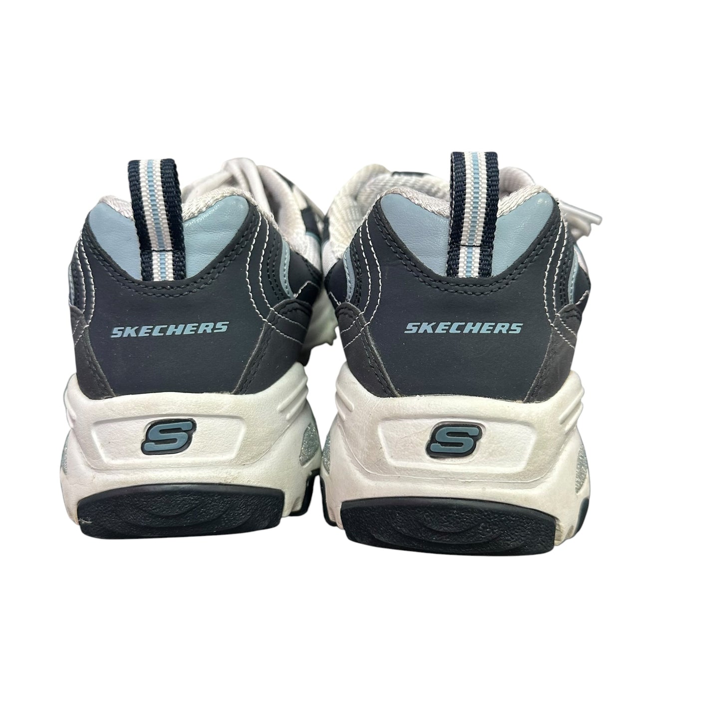 SKETCHERS NAVY SNEAKERS 227 SZ 10