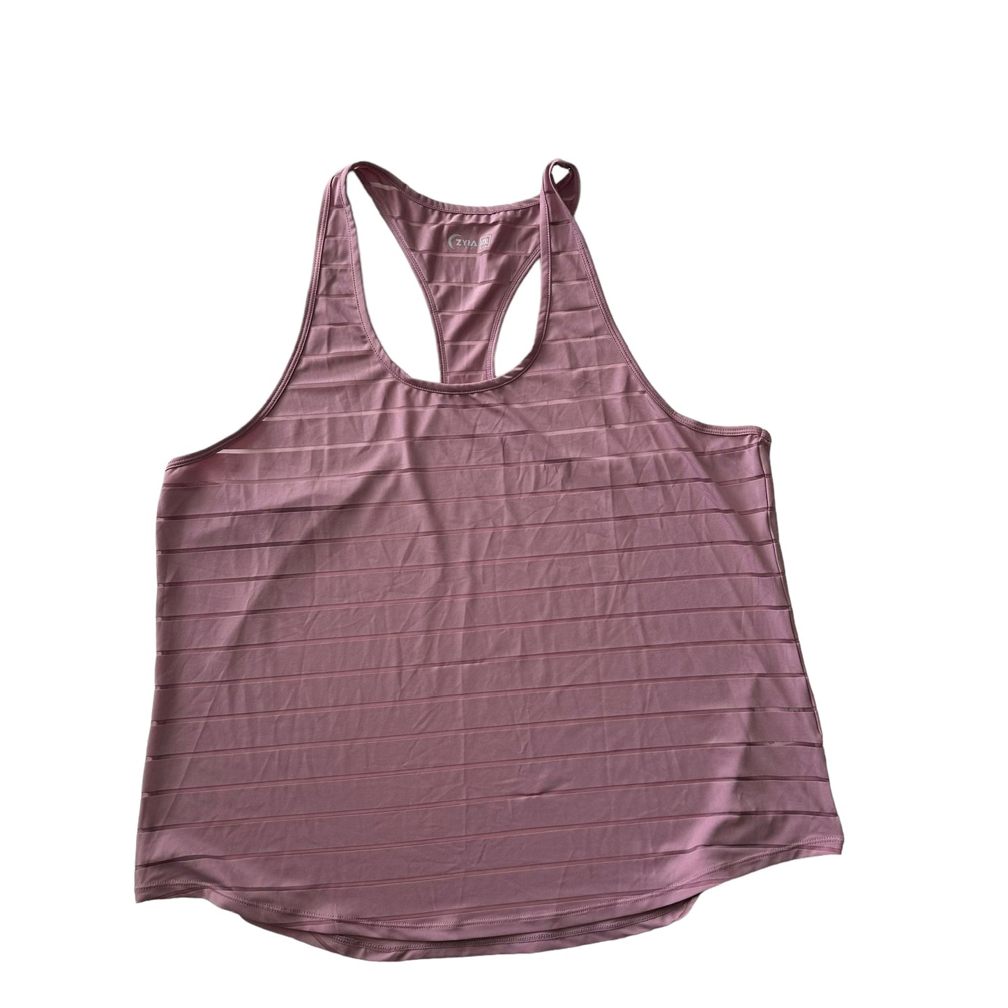 ZYIA ACTIVE - PINK ATHLETIC TOP - 2X - 123