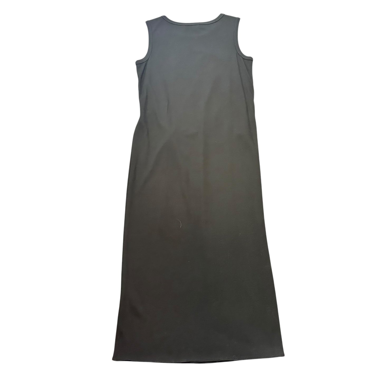 THEORY BLACK SLEEVELESS KNOTTED WAIST DRESS 249 SMALL