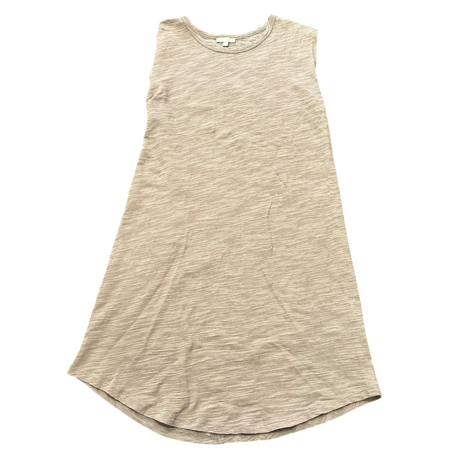 LILLA P BROWN TANK DRESS 100% COTTON 100 SMALL