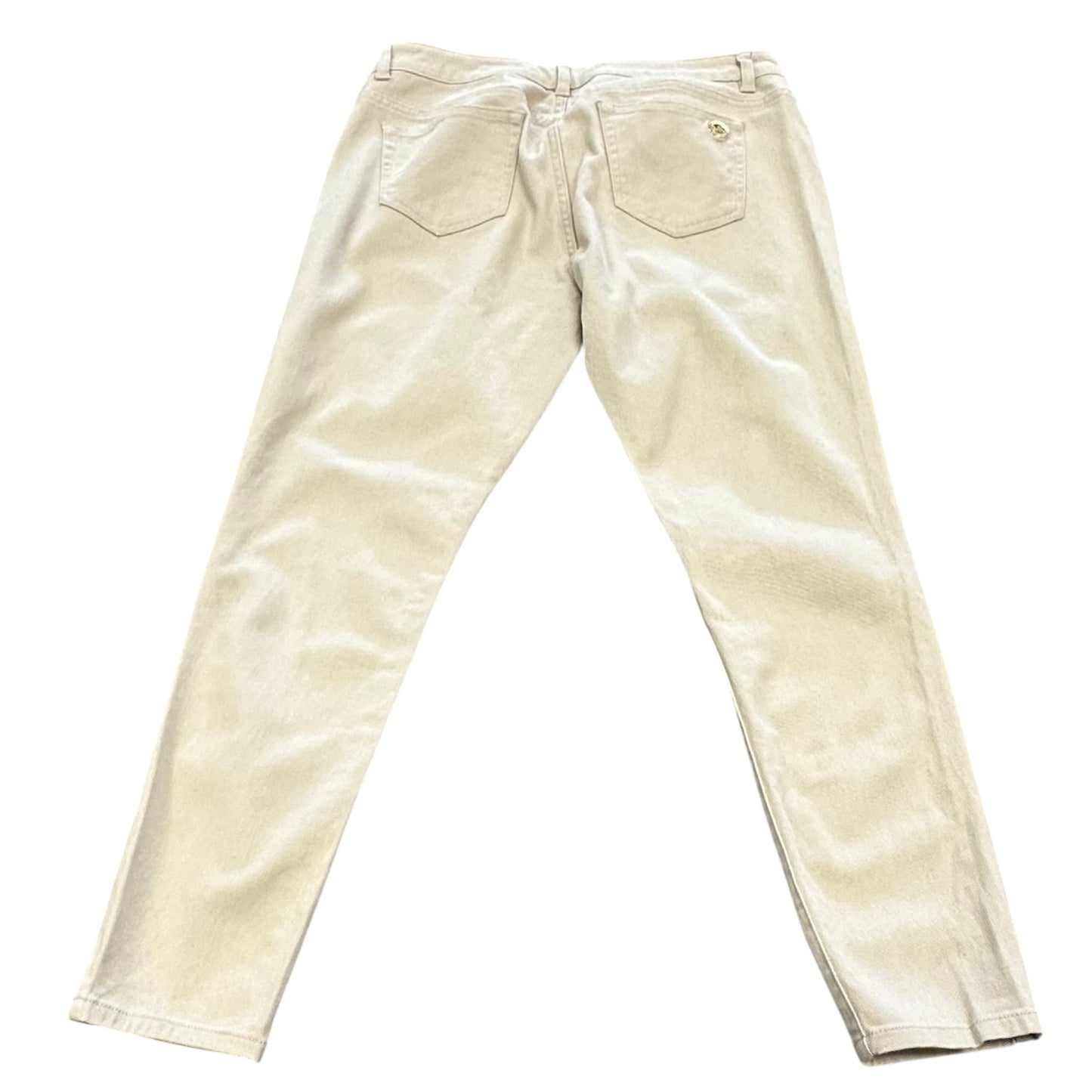 MICHAEL KORS TAN SKINNY JEANS 84 Sz 10