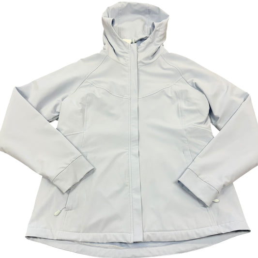 KIRKLAND SIGNATURE WATER REPELLENT WIND RESISTANT SOFTSHELL JACKET LIGHT BLUE 241 LARGE *SPOT