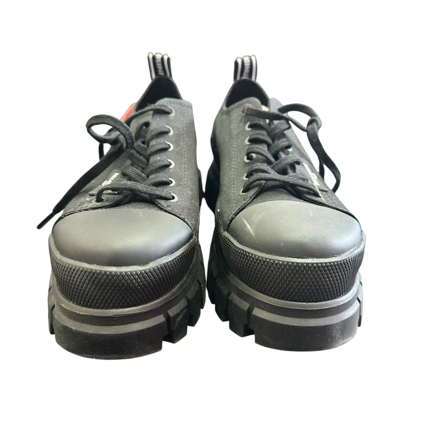 PALLADIUM REVOLT LO TX PLAFORM SNEAKER BLACK CANVAS 43 NWOB SZ 7.5