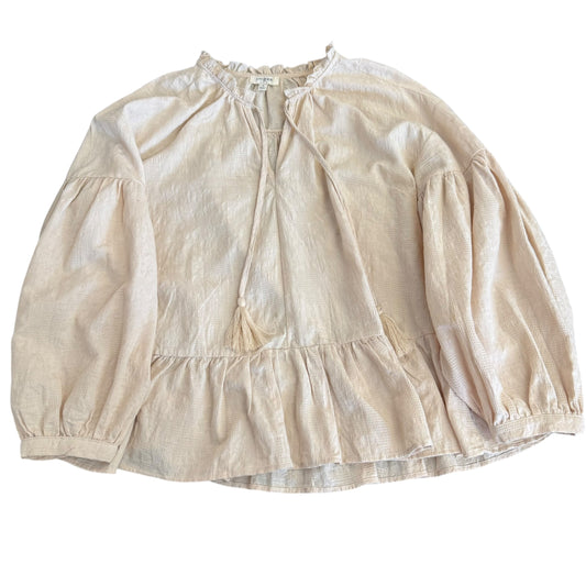 UMGEE BEIGE BOHO BLOUSE 100 MEDIUM