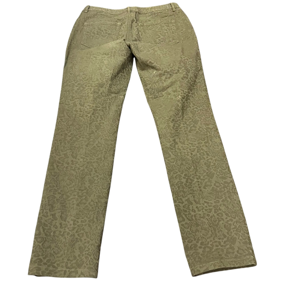 ETCETERA GREEN ANIMAL PRINT PANTS 87 SZ 6
