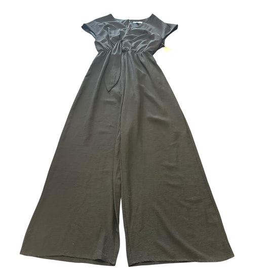 SHE + SKY BLACK WIDE LEG JUMPSUIT 234 LARGE