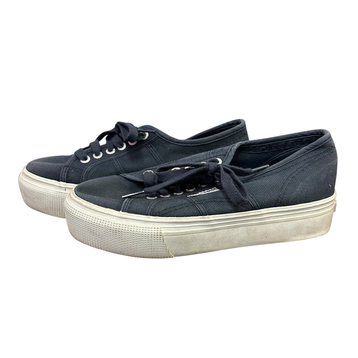 SUPERGA NAVY CANVAS SNEAKERS SZ 8