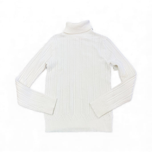 PINK LILY OFF WHITE TURTLENECK SWEATER 236 MEDIUM