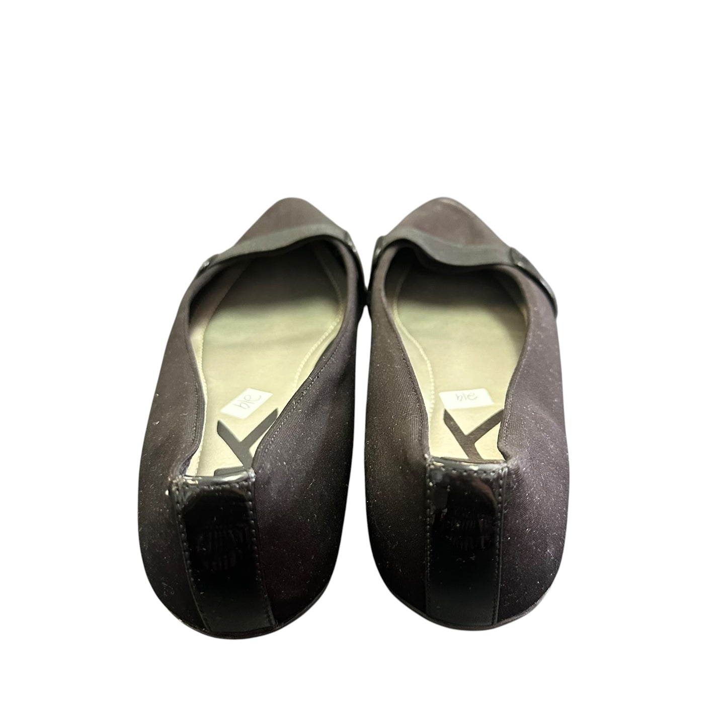 ANNE KLEIN AK SPORT BLACK FLATS 219 SZ 8.5