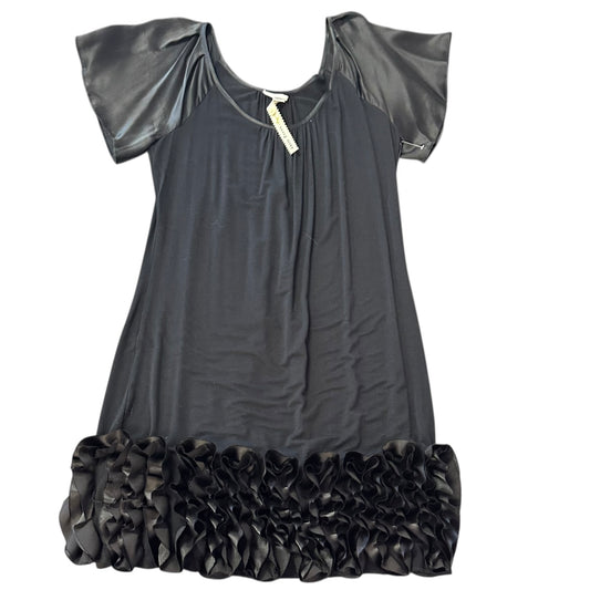 UNCLE FRANK BLACK DRESS RUFFLES 249 XS