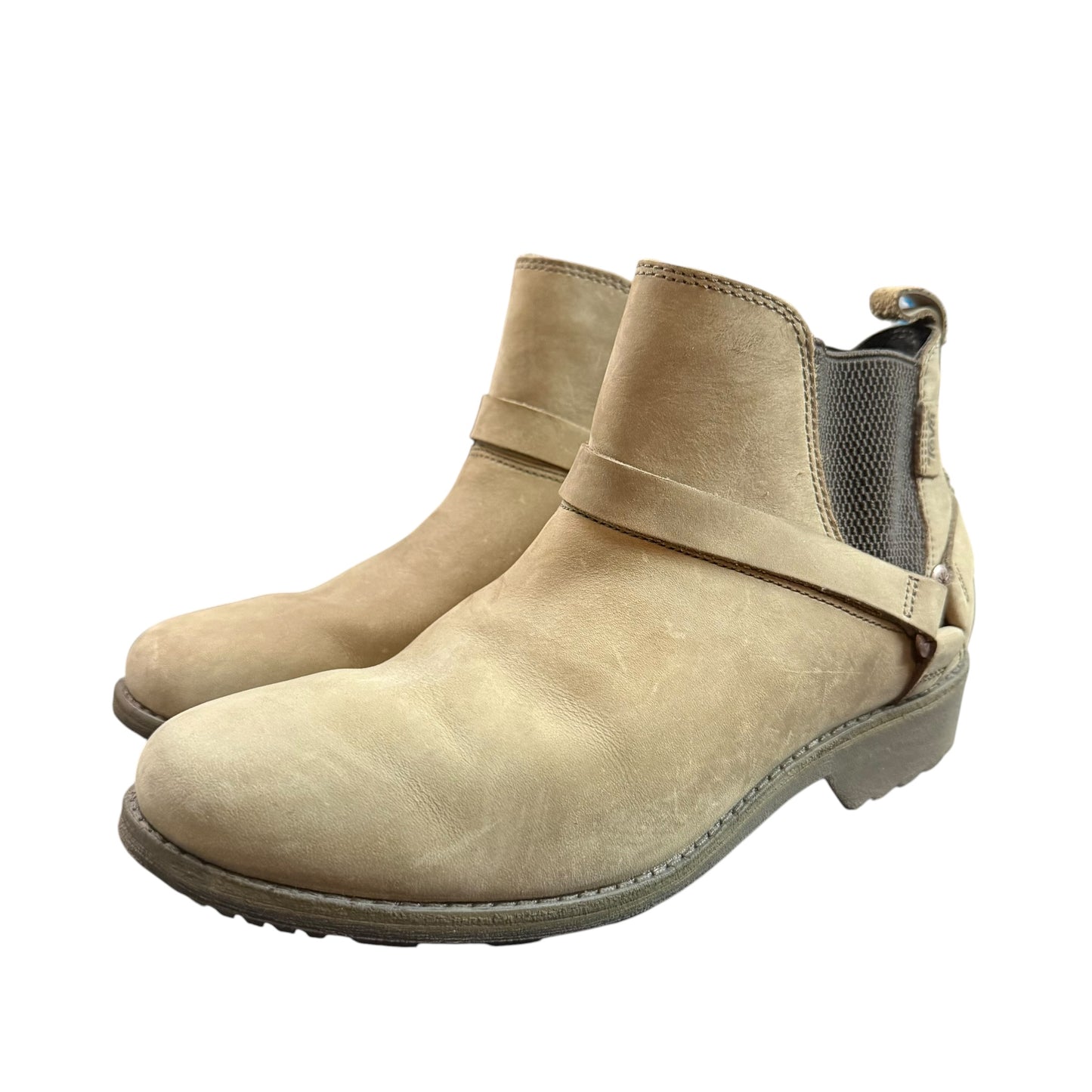 TEVA DE LA VINA DOS CHELSEA BOOTS LEATHER WATERPROOF 100 SZ 7M