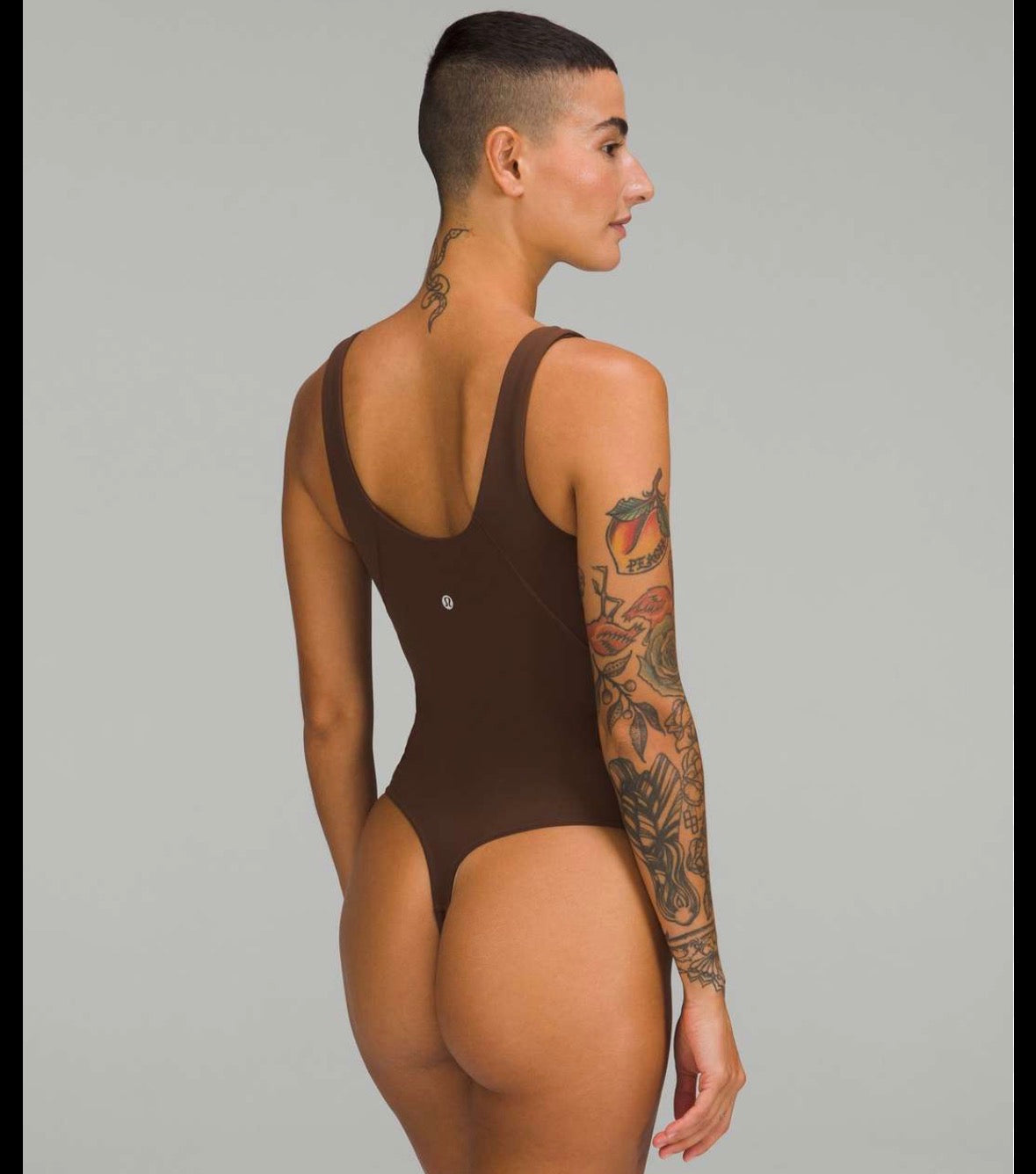 LULULEMON ALIGN BODYSUIT JAVA BROWN NWT $148 263 SZ 8