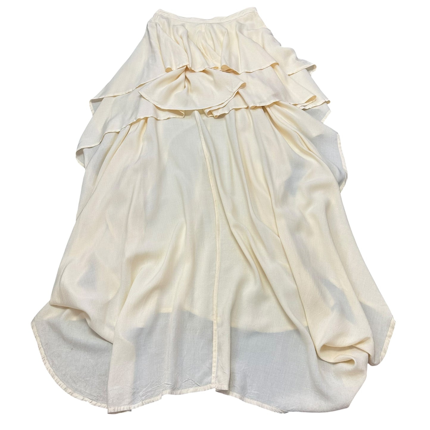 MOCHI PASTEL YELLOW HIGH LOW SKIRT 100 MEDIUM