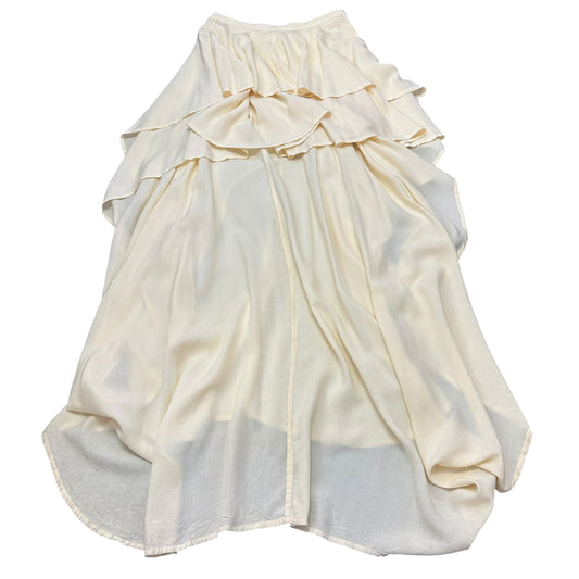 MOCHI PASTEL YELLOW HIGH LOW SKIRT 100 MEDIUM