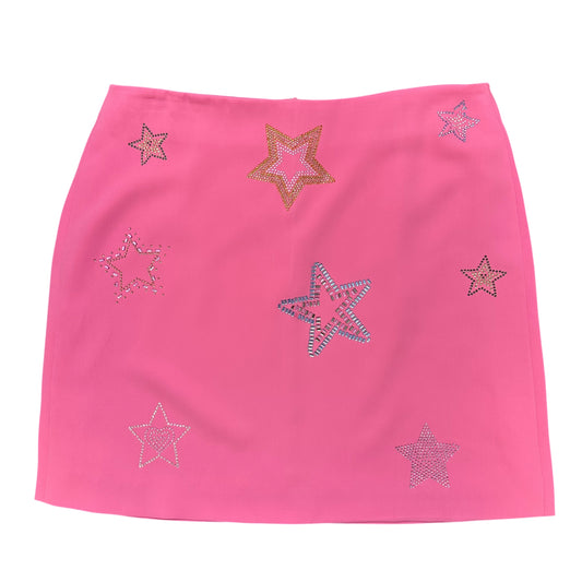 BLUE B PINK RHINESTONE SKIRT 100 SMALL