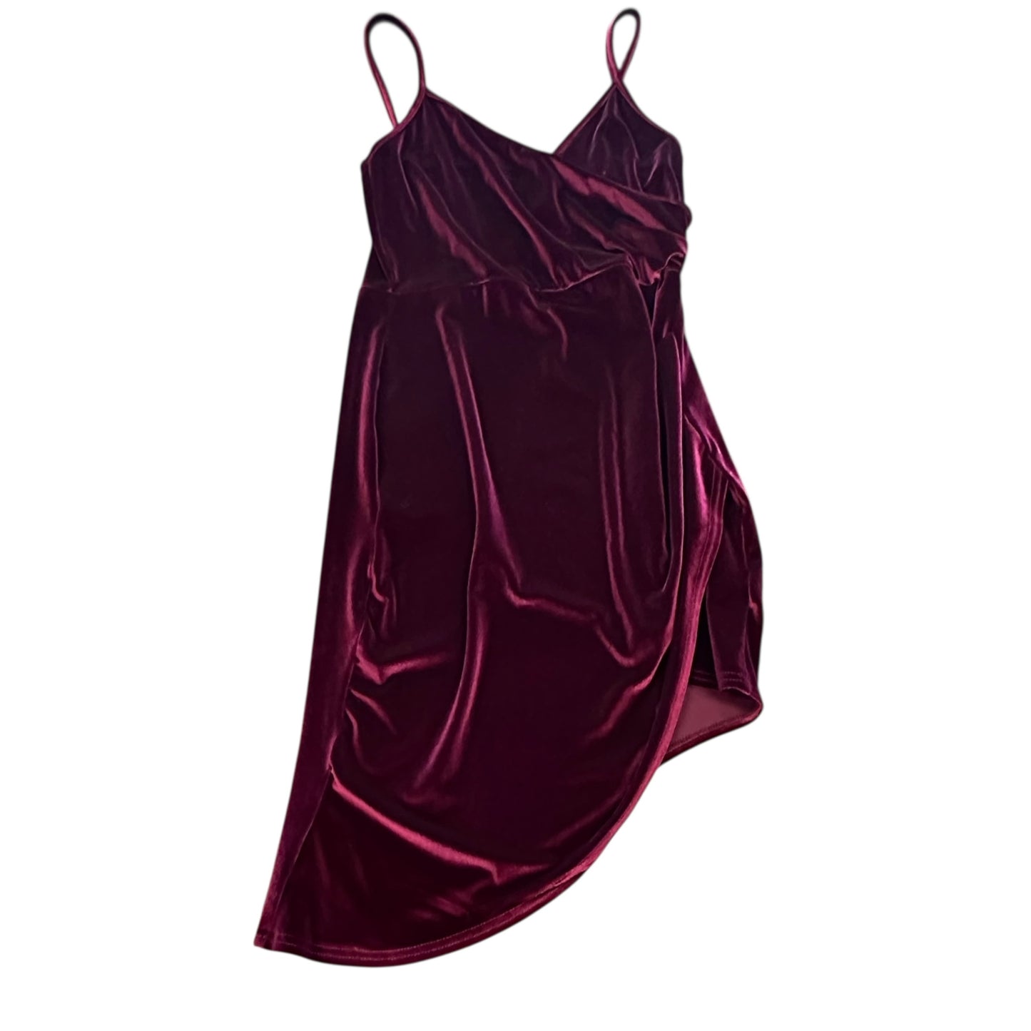 PRETTYLITTLETHINGS PURPLE VELVET DRESS 239 SZ 8