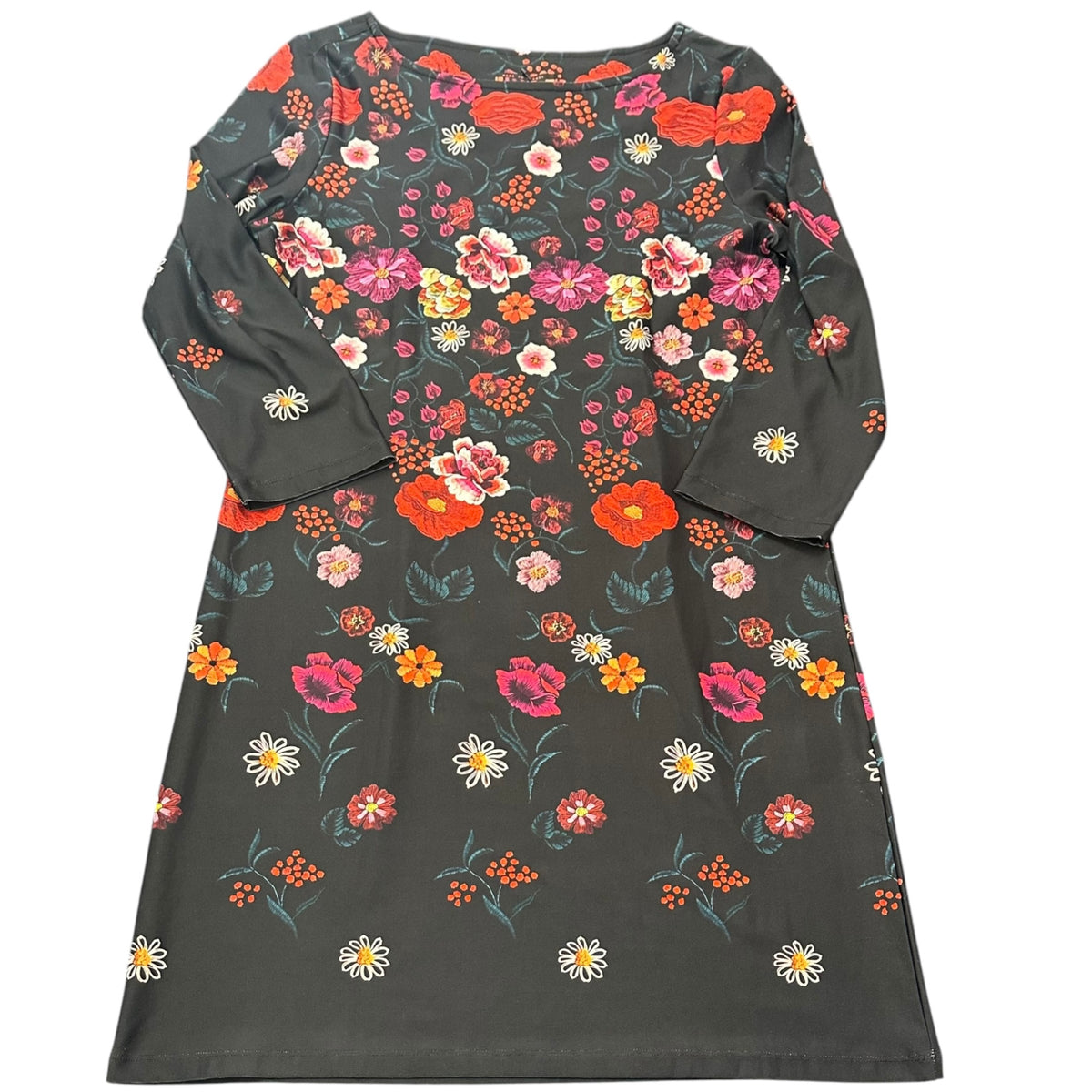 ISLE MIDNIGHT GARDEN FLORAL DRESS NWT 139 SMALL