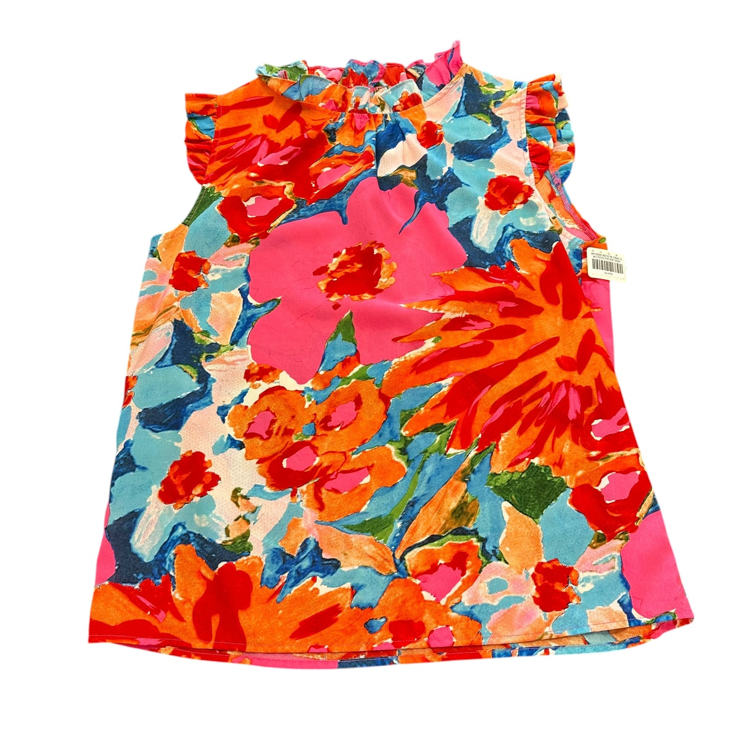JESS LEA MULTICOLOR FLORAL BLOUSE 277 MEDIUM