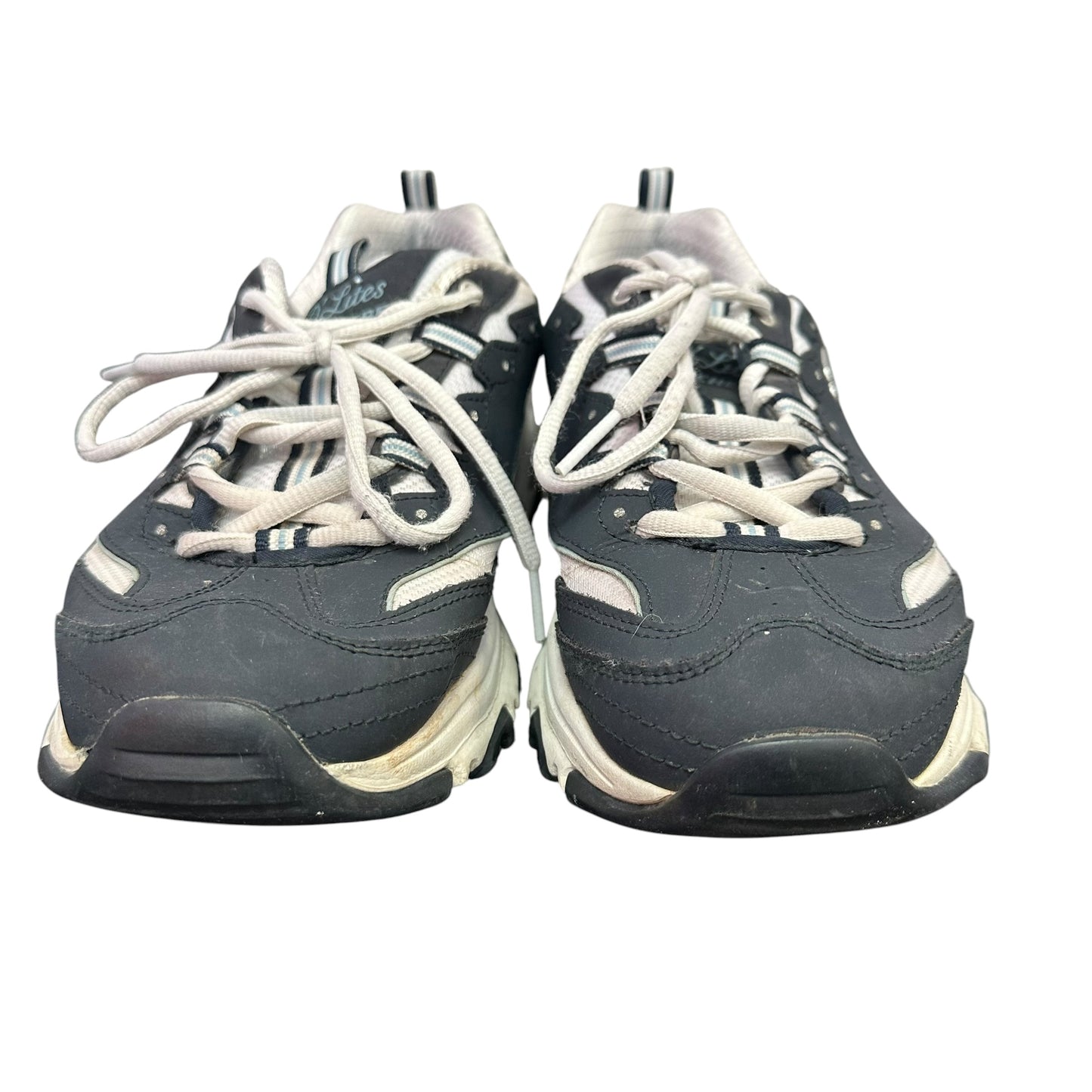 SKETCHERS NAVY SNEAKERS 227 SZ 10