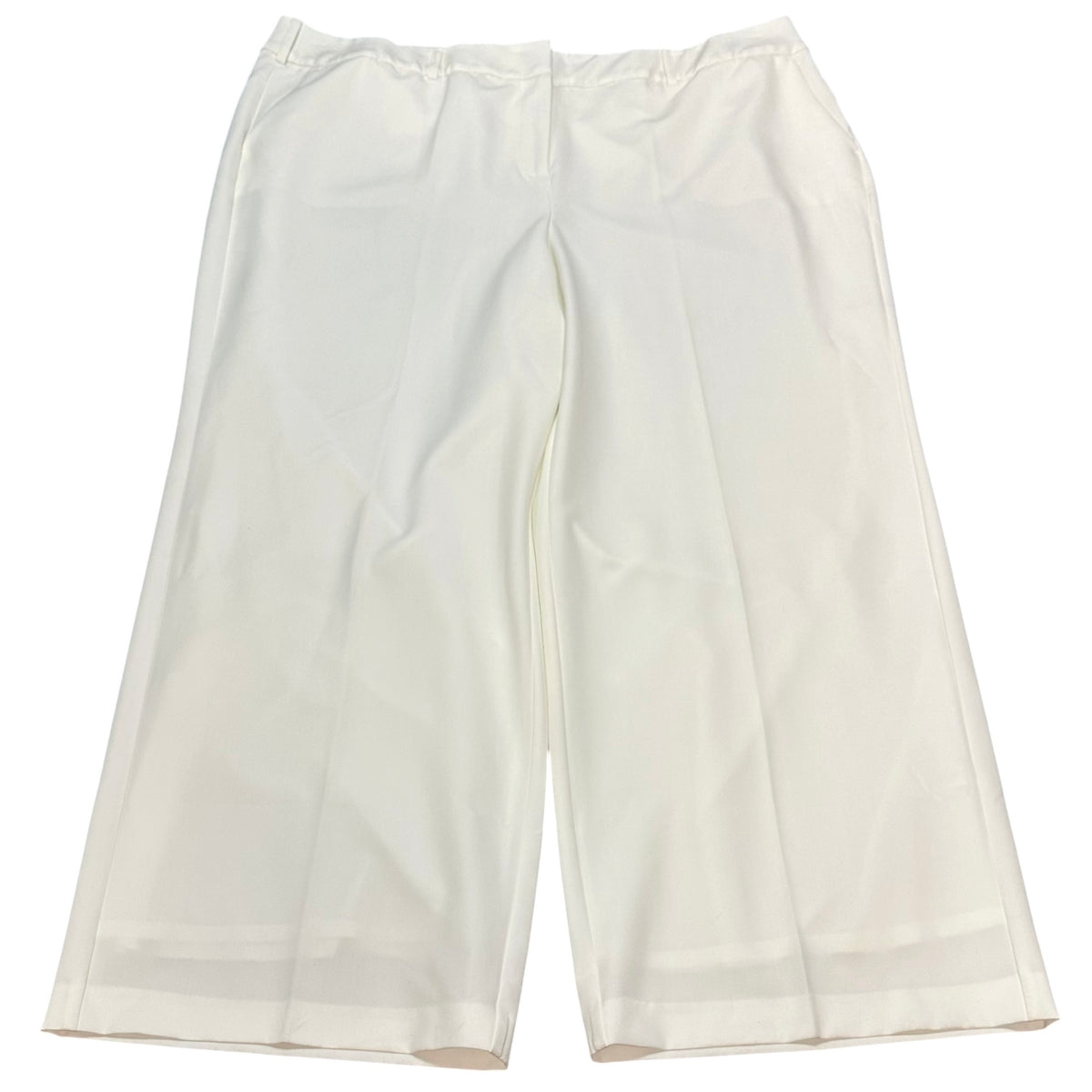 LANE BRYANT IVORY WIDE LEG TROUSERS 123 Sz 22