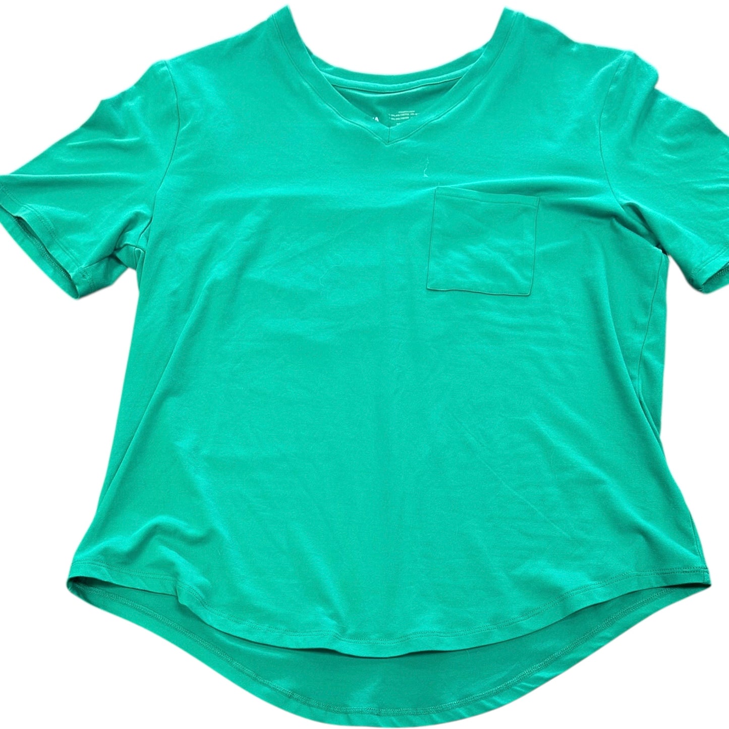 ZYIA ACTIVE GREEN POCKET TSHIRT 100 XXXL