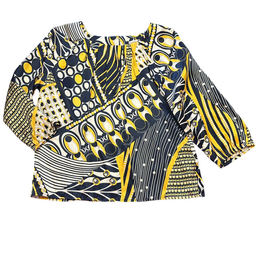 PETER NYGARD 100% SILK BLOUSE SZ 4 PETITES