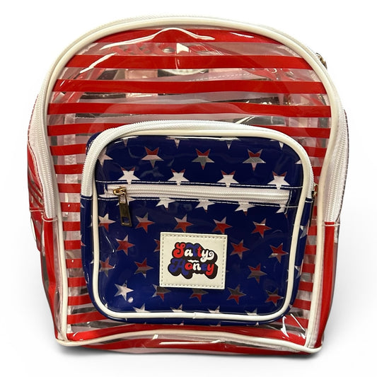 SALTY HONEY PATRIOTIC CLEAR MINI BACKPACK 143 OS