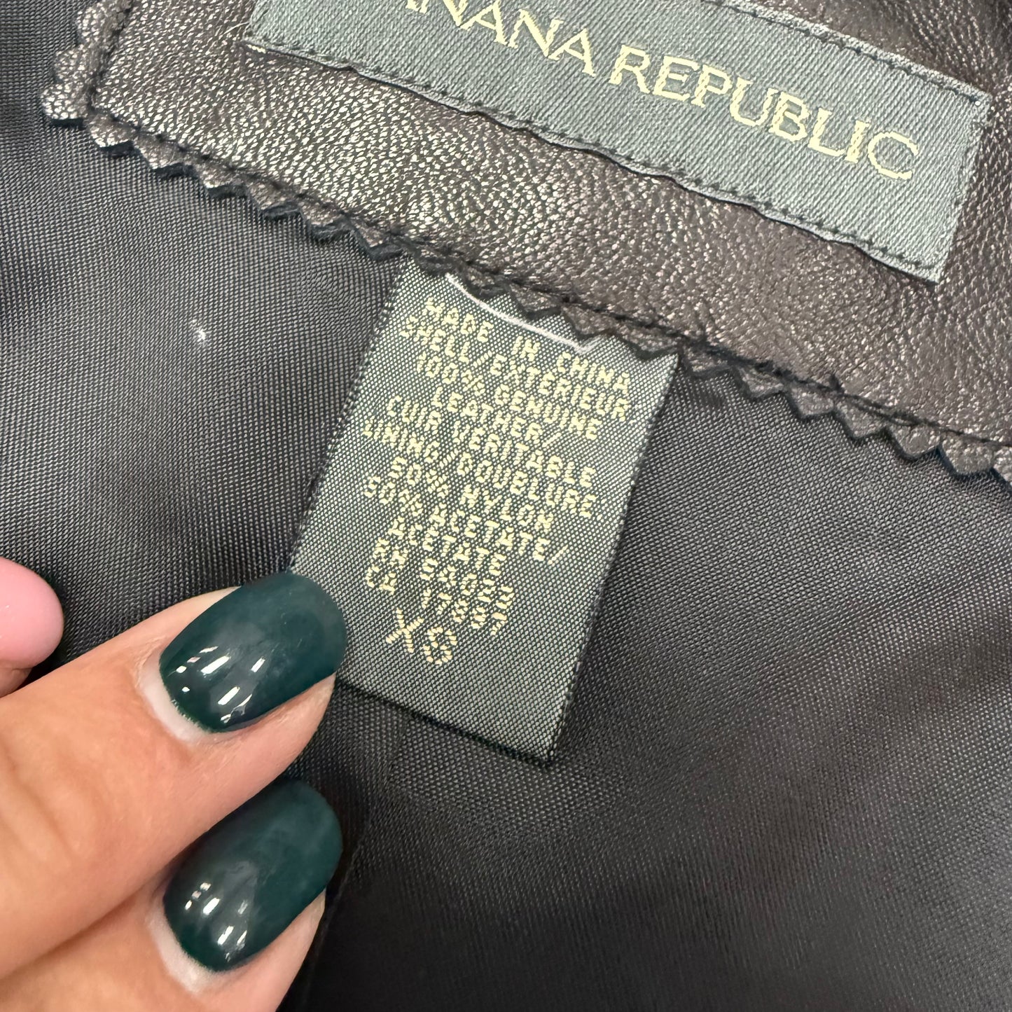 BANANA REPUBLIC BLACK BLAZER JACKET 100 X-SMALL