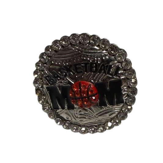 BASKETBALL MOM RING 38 OS