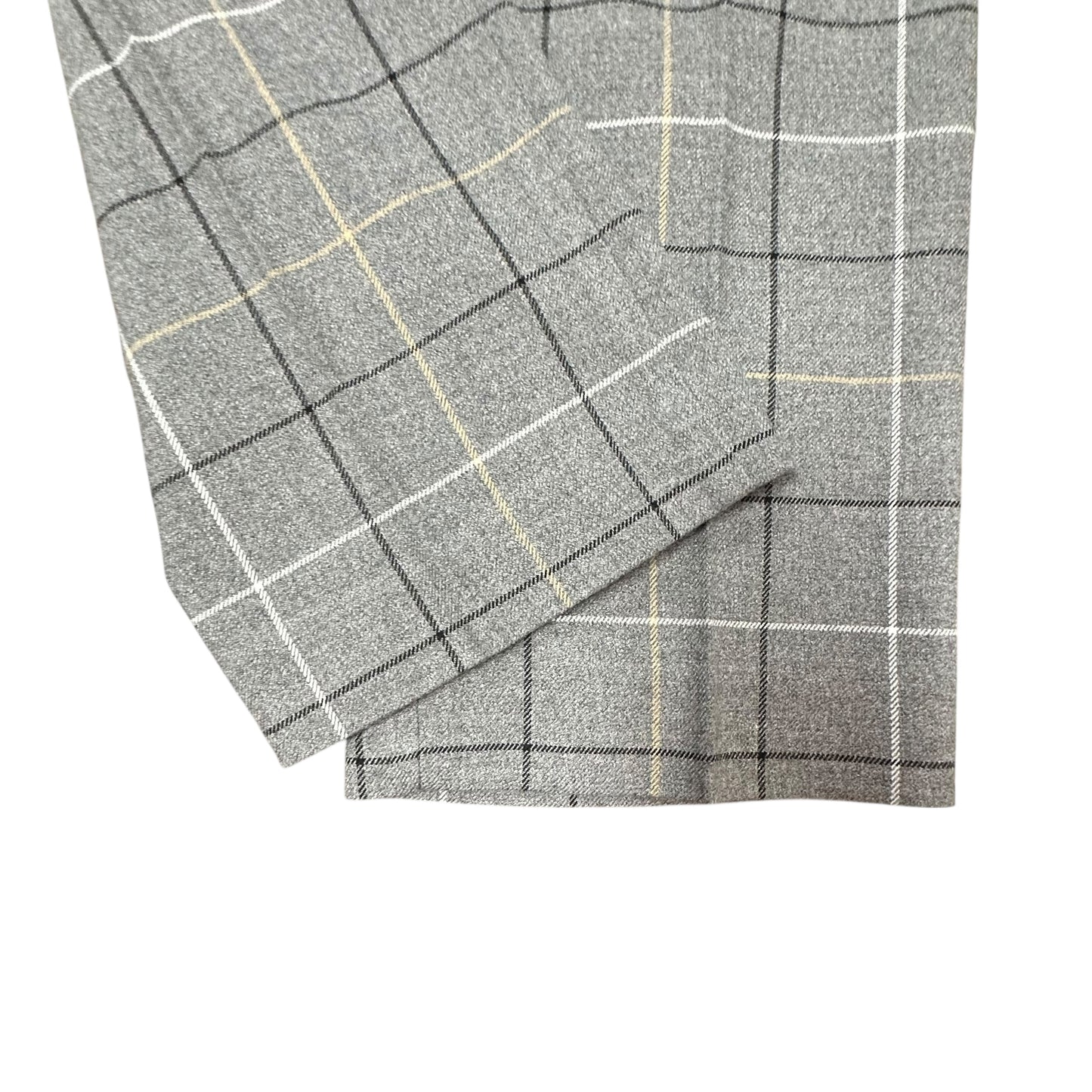 ANN TAYLOR GRAY PLAID TROUSERS 228 Sz 6