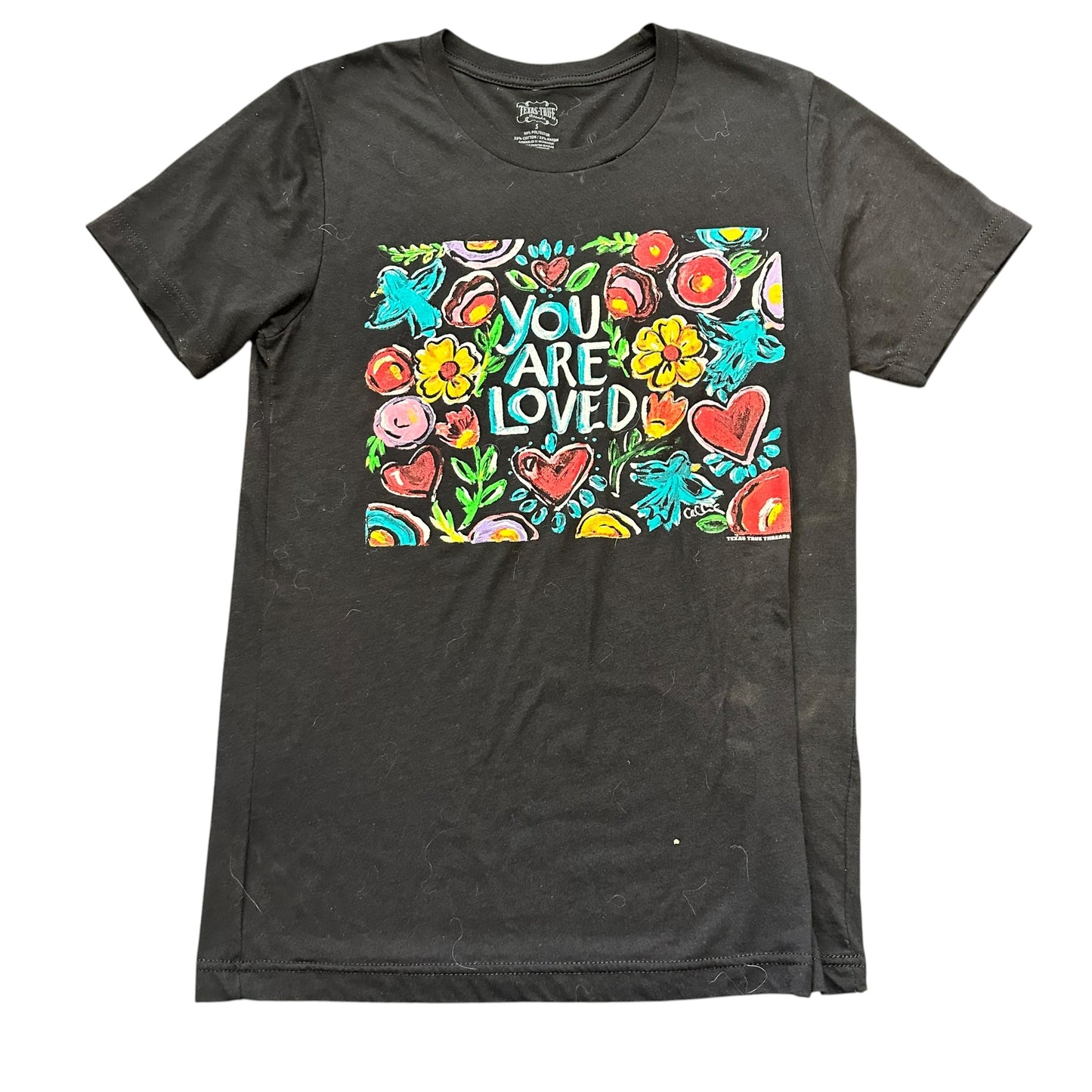 TEXAS TRUE THREADS YOU ARE LOVED TSHIRT 63 SMALL