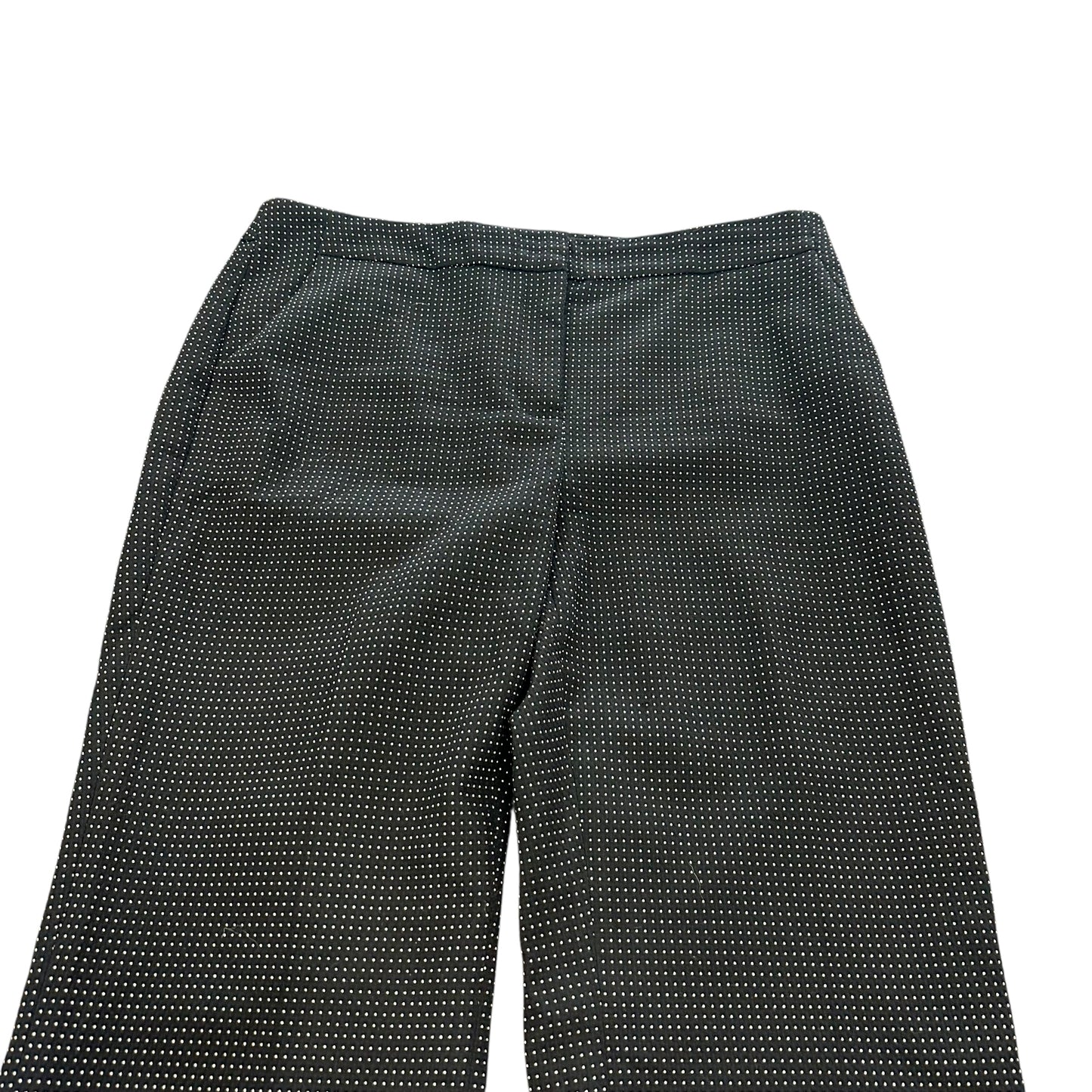CHICOS BLACK WHITE POLKA DOT TROUSERS 54 Sz 10R