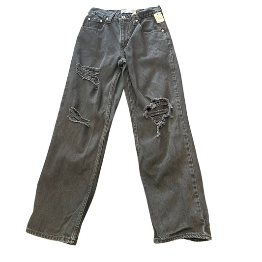 SILVER TAB 94 BAGGY BLACK DENIM JEANS  143 SZ 0/24